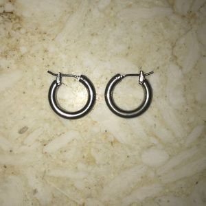Vintage 1 1/3 centimeter hoops